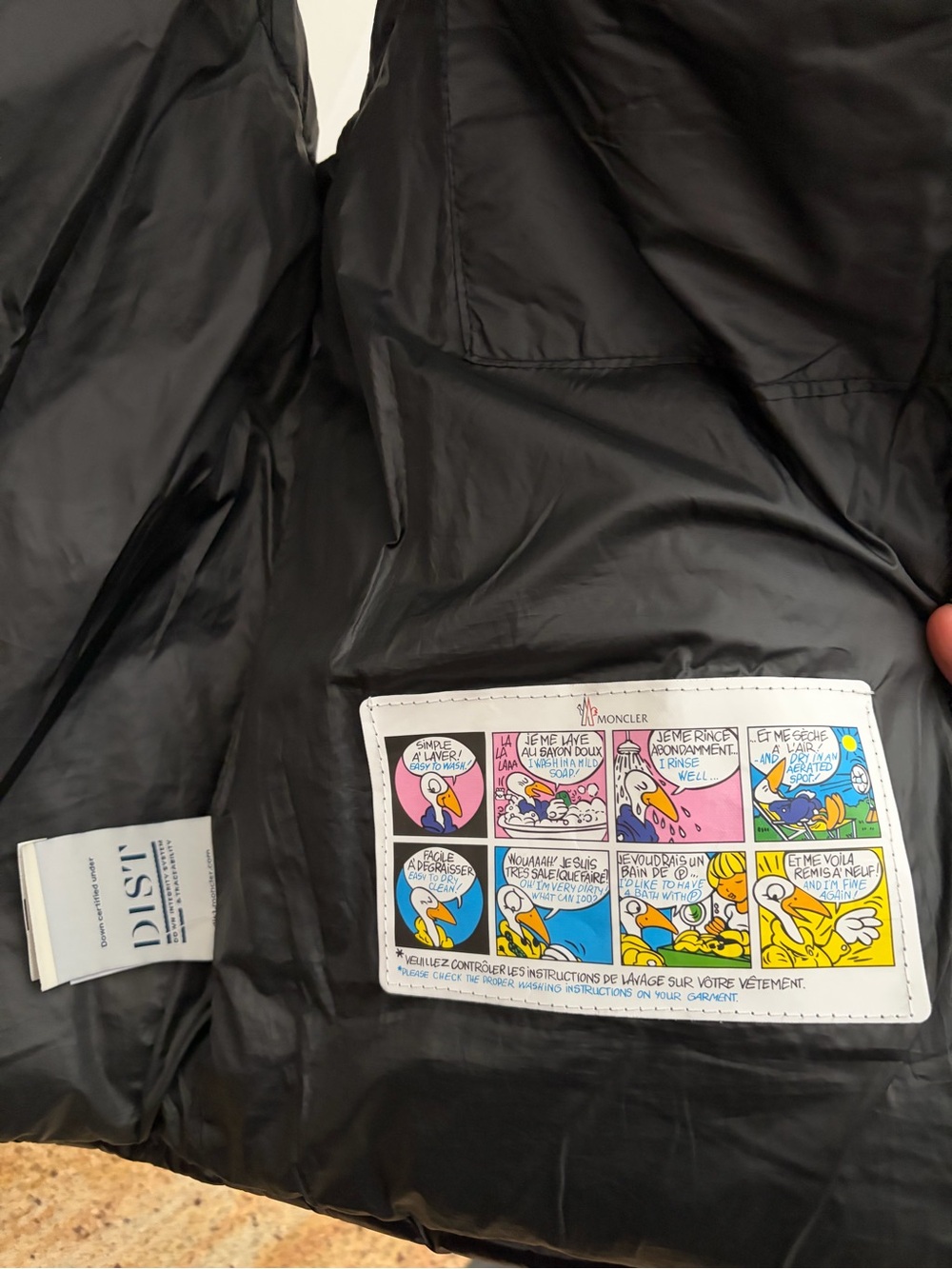 Moncler Men's Black Shiny Quilted Down Vest - Picture 2 of 7